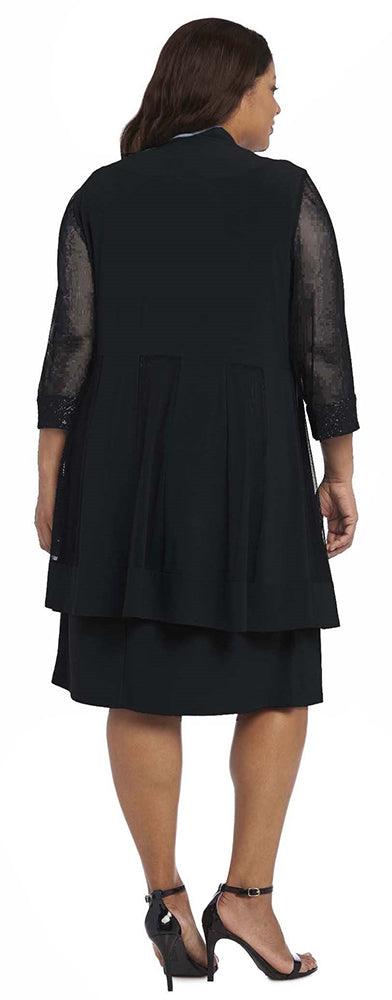 Short Plus Size Dress Mother of Bride R&M Richards 8271W - Image 14