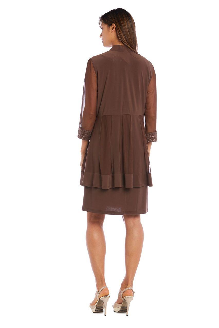 Short Plus Size Dress Mother of Bride R&M Richards 8271W - Image 18
