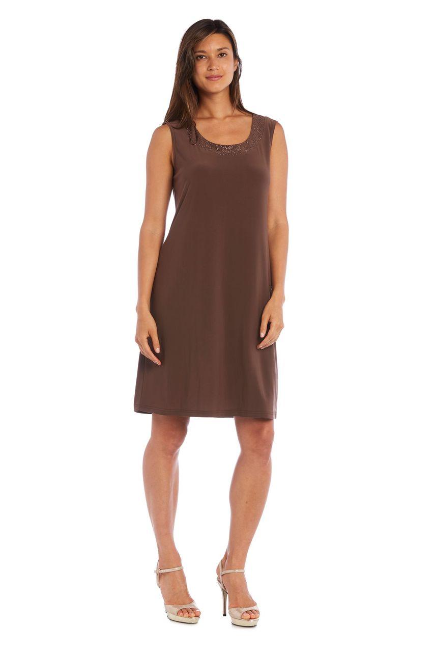 Short Plus Size Dress Mother of Bride R&M Richards 8271W - Image 19