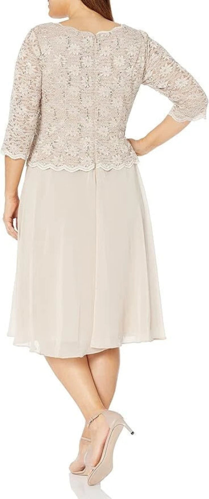 Alex Evenings 4121796 Short Mother of the Bride Dress - Image 2