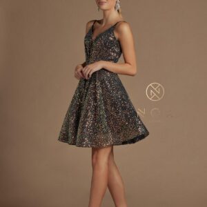 Sequins Cocktail Short Homecoming Dress
