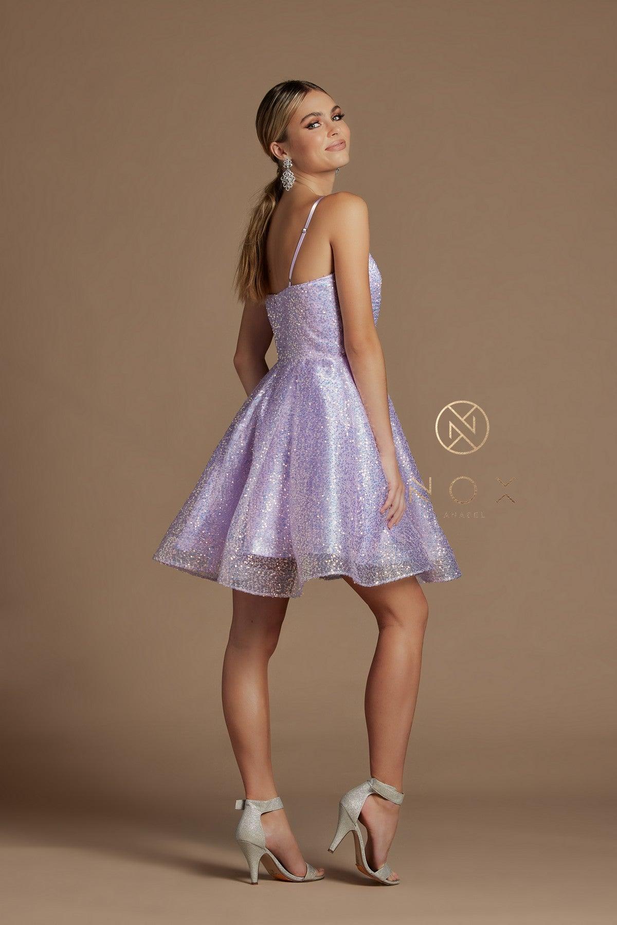 Sequins Cocktail Short Homecoming Dress - Image 4
