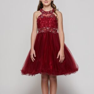 Short Beaded Dress Flower Girls