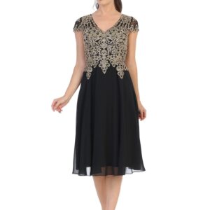 Short Formal Mother of the Bride Dress