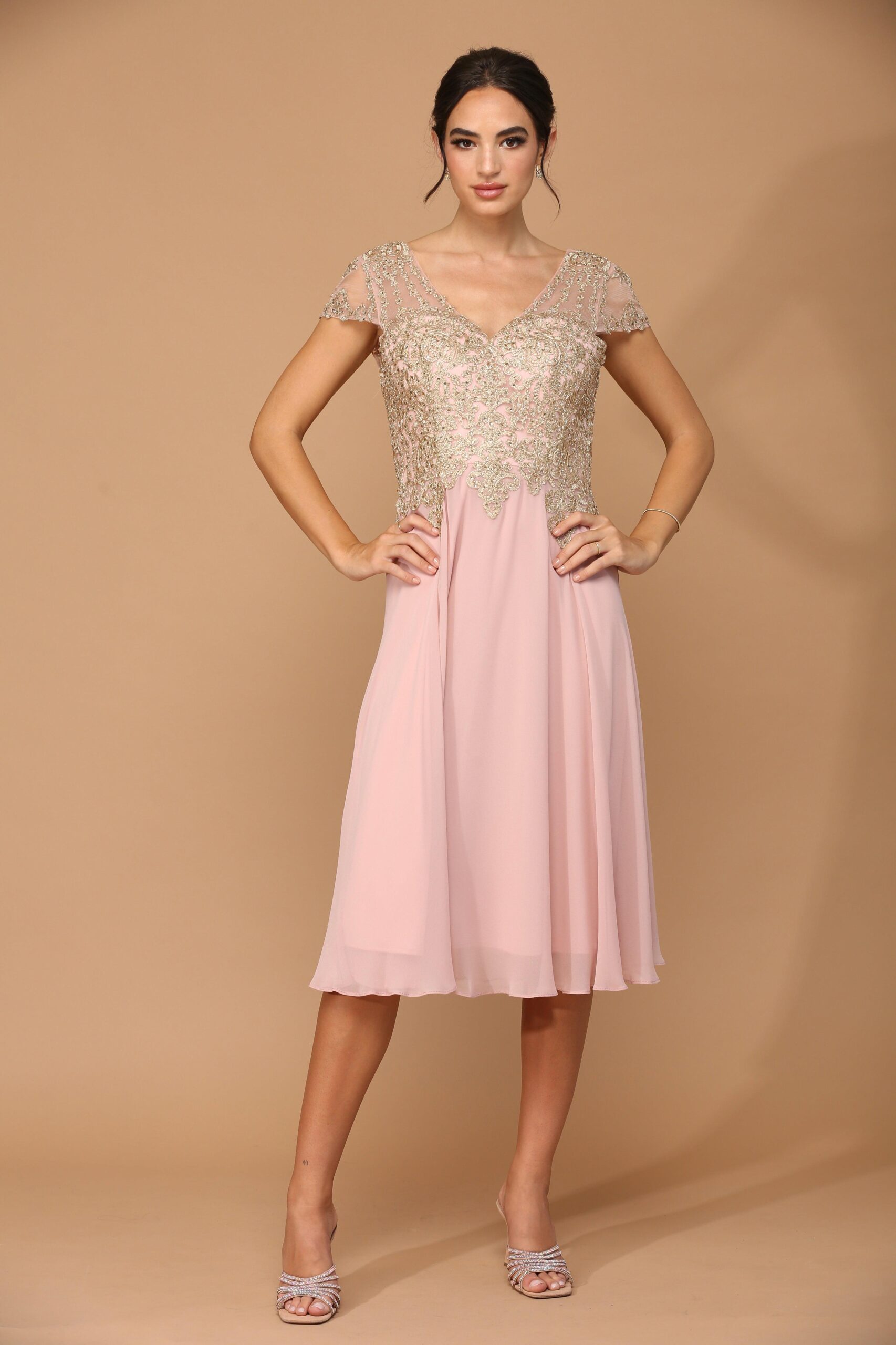 Short Formal Mother of the Bride Dress - Image 7