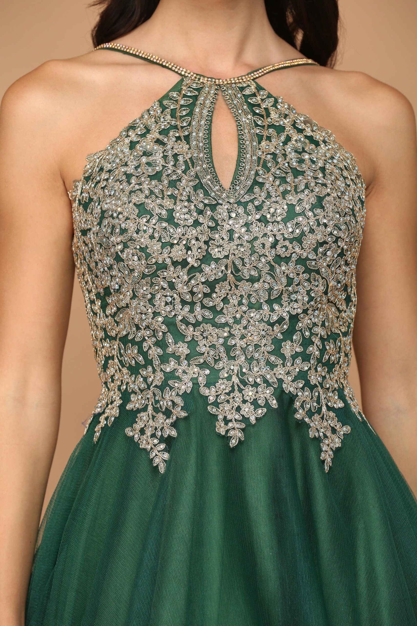 Short Homecoming Halter Prom Dress - Image 16