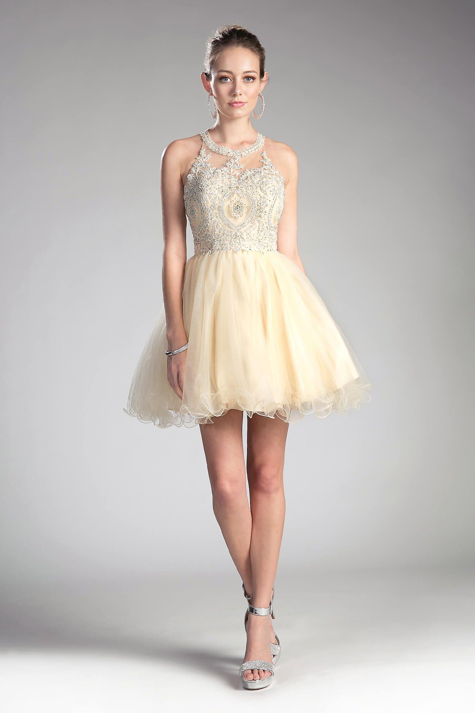 Short Prom Halter Neck Homecoming Dress - Image 14