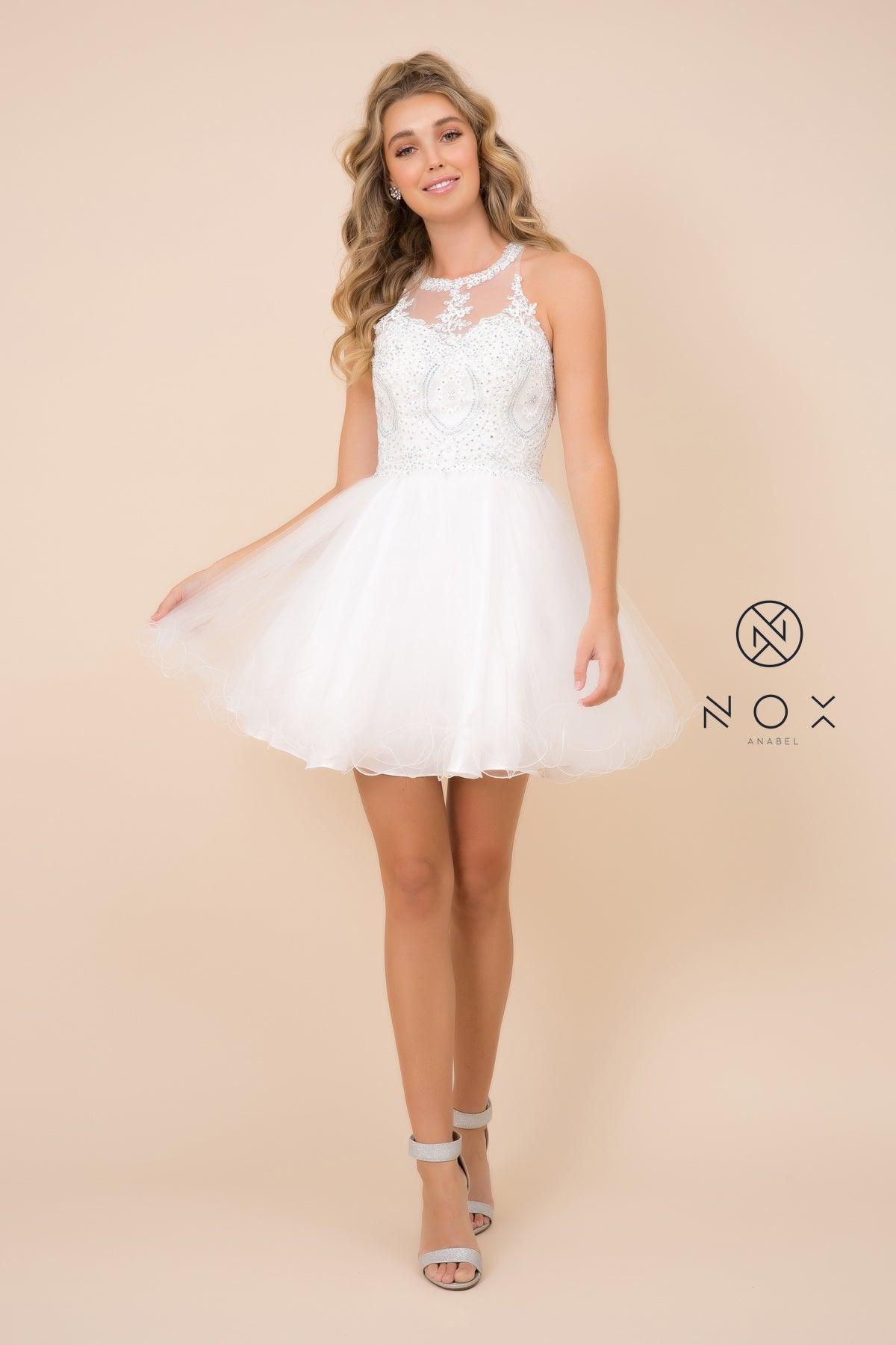 Sleeveless Short Tulle Homecoming Dress - Image 22