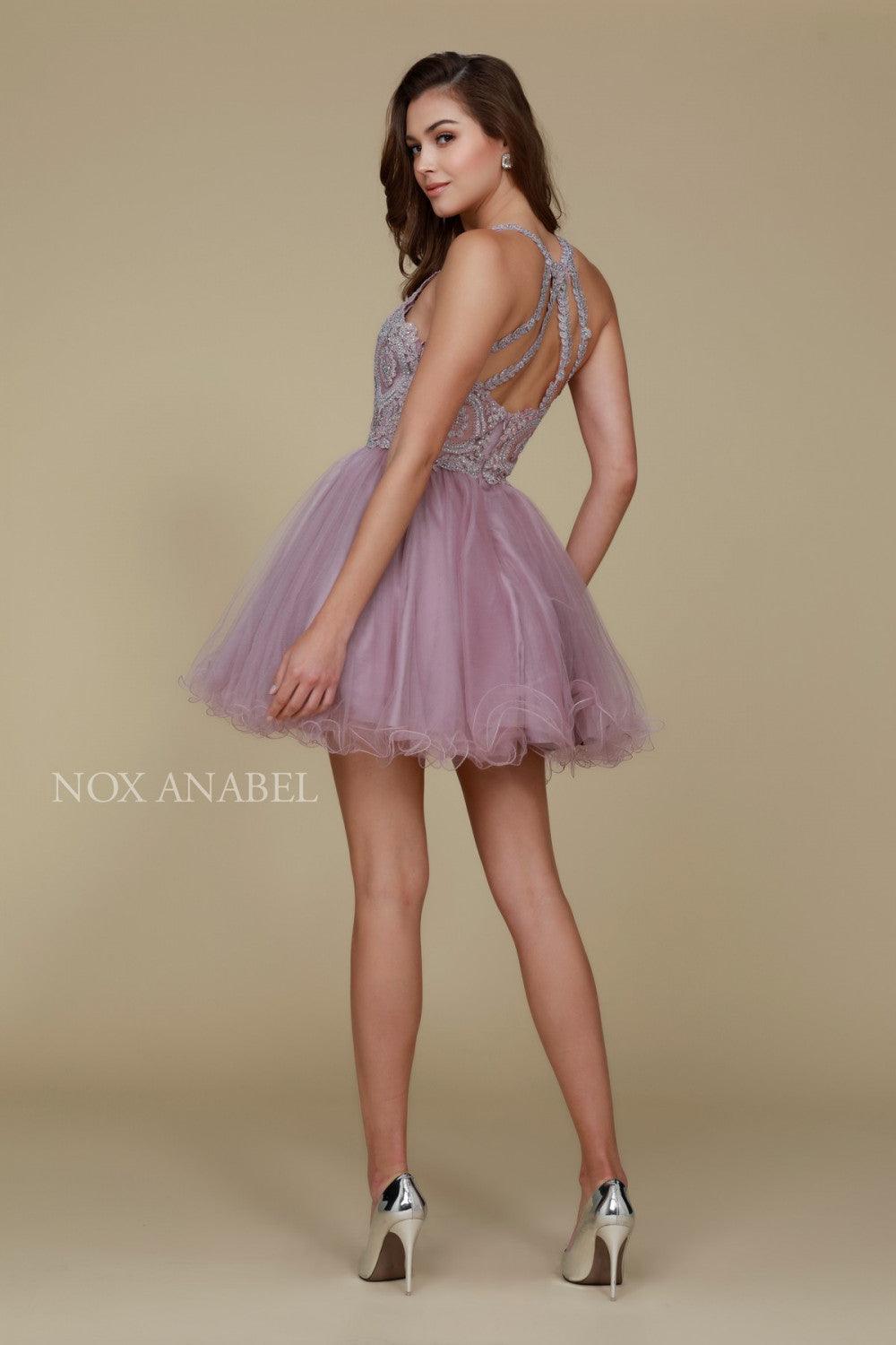 Sleeveless Short Tulle Homecoming Dress - Image 8