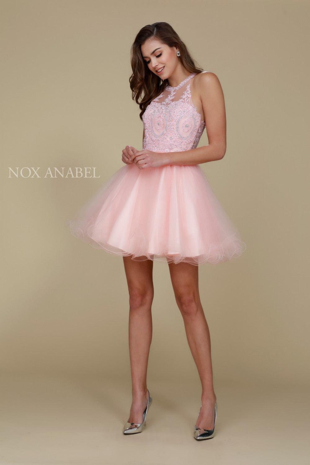 Sleeveless Short Tulle Homecoming Dress - Image 10