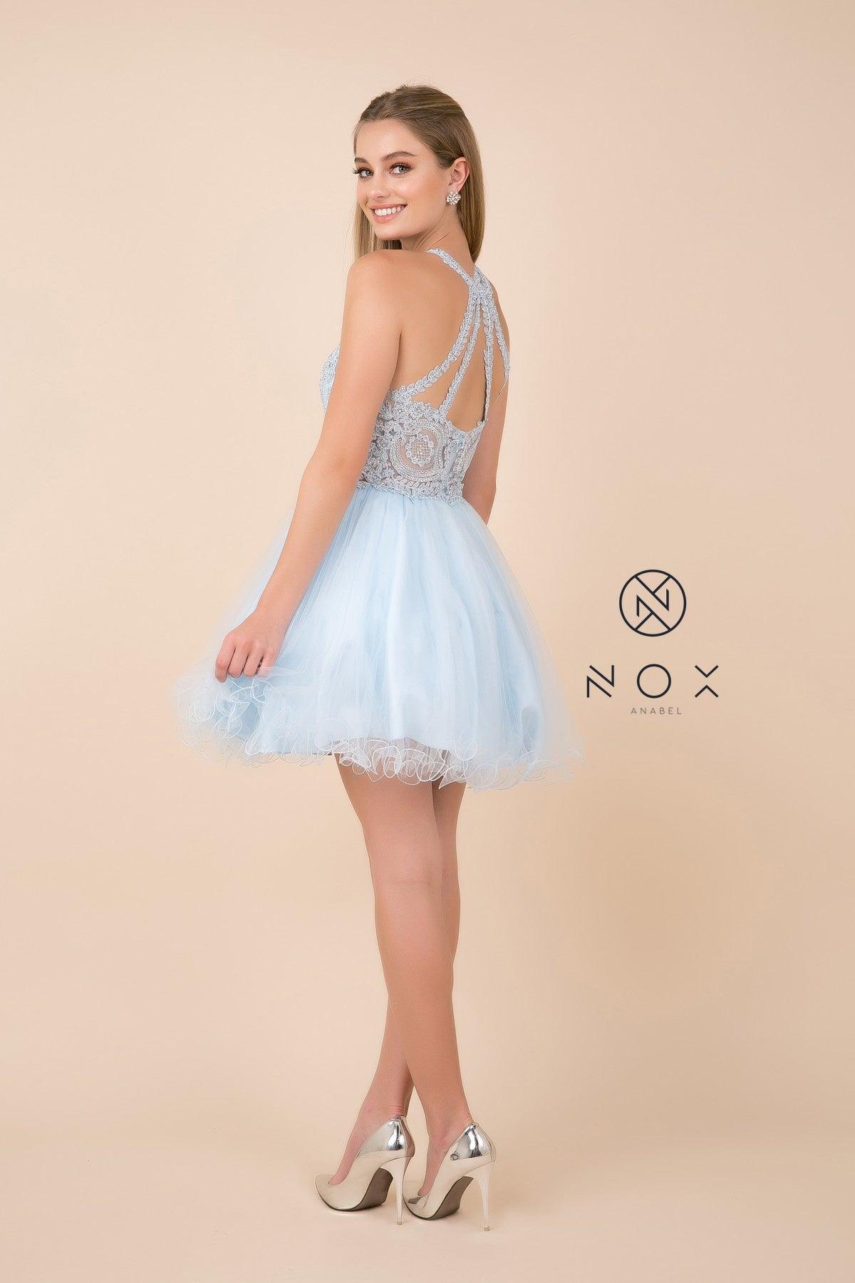 Sleeveless Short Tulle Homecoming Dress - Image 25