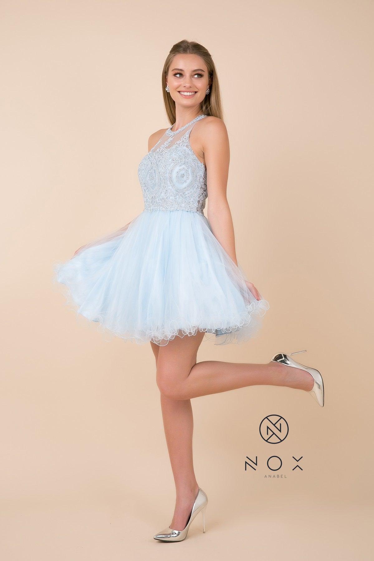 Sleeveless Short Tulle Homecoming Dress - Image 26