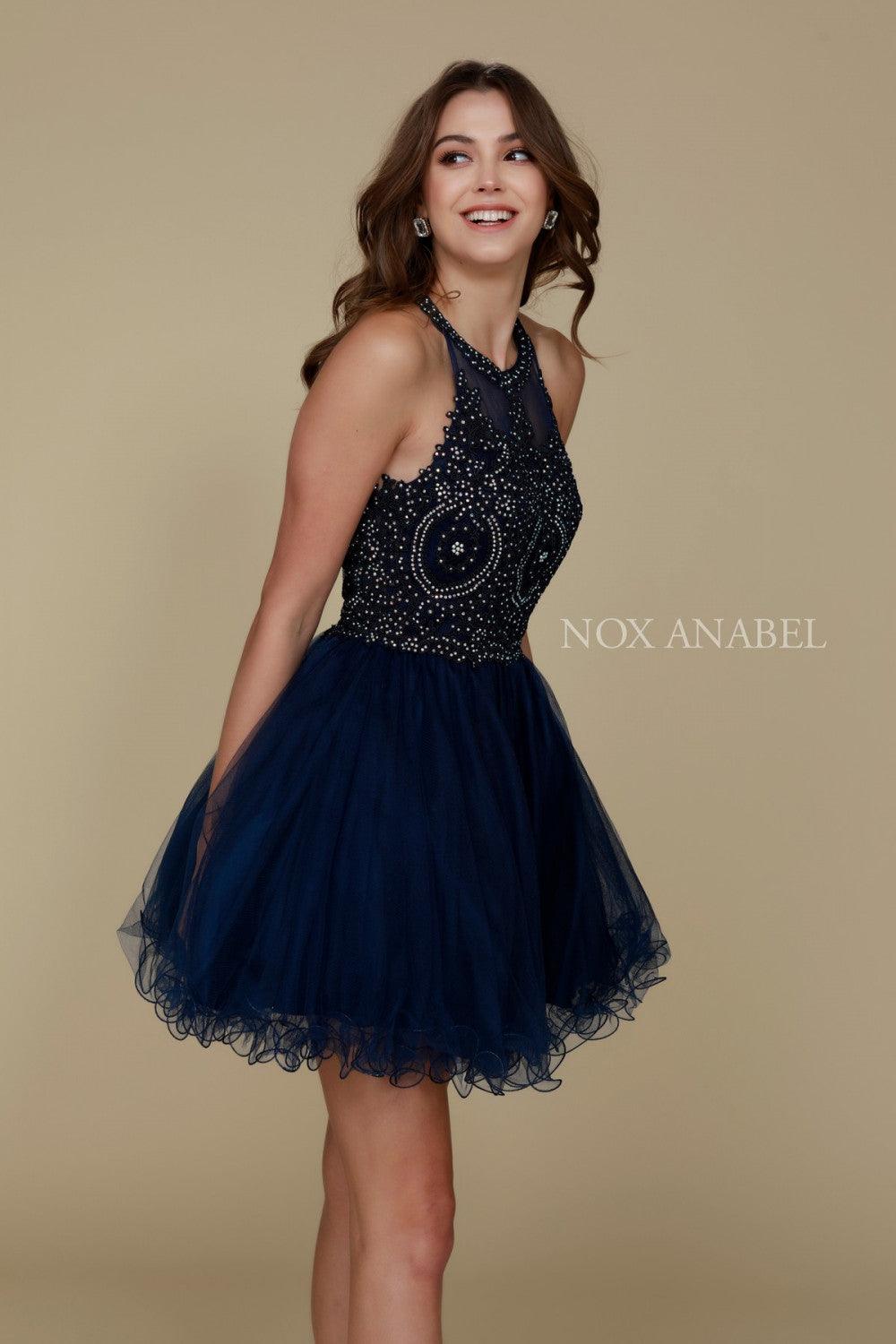 Sleeveless Short Tulle Homecoming Dress - Image 13