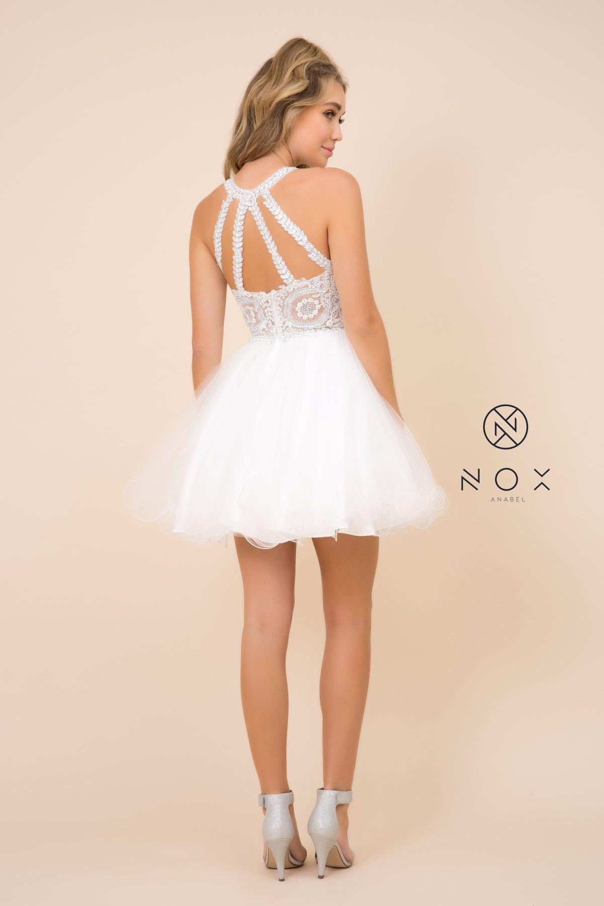Sleeveless Short Tulle Homecoming Dress - Image 23