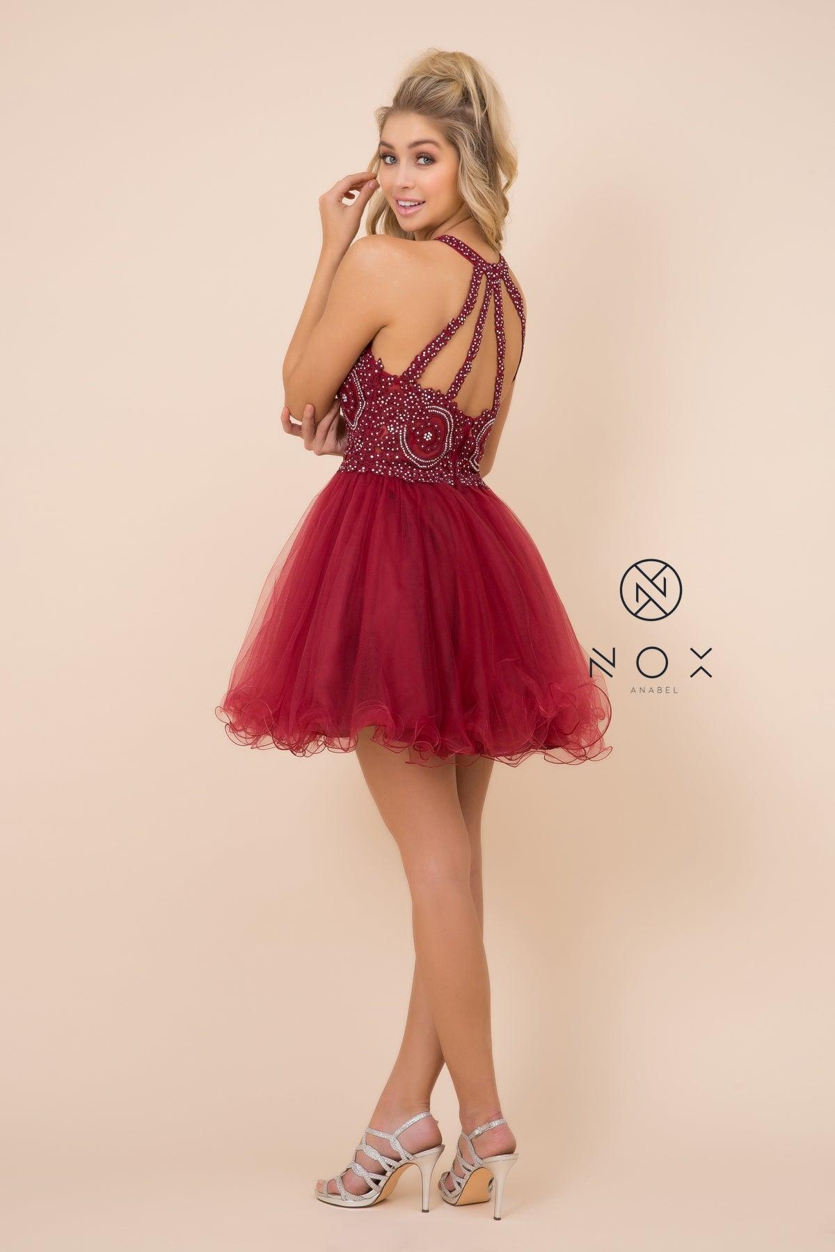 Sleeveless Short Tulle Homecoming Dress - Image 29