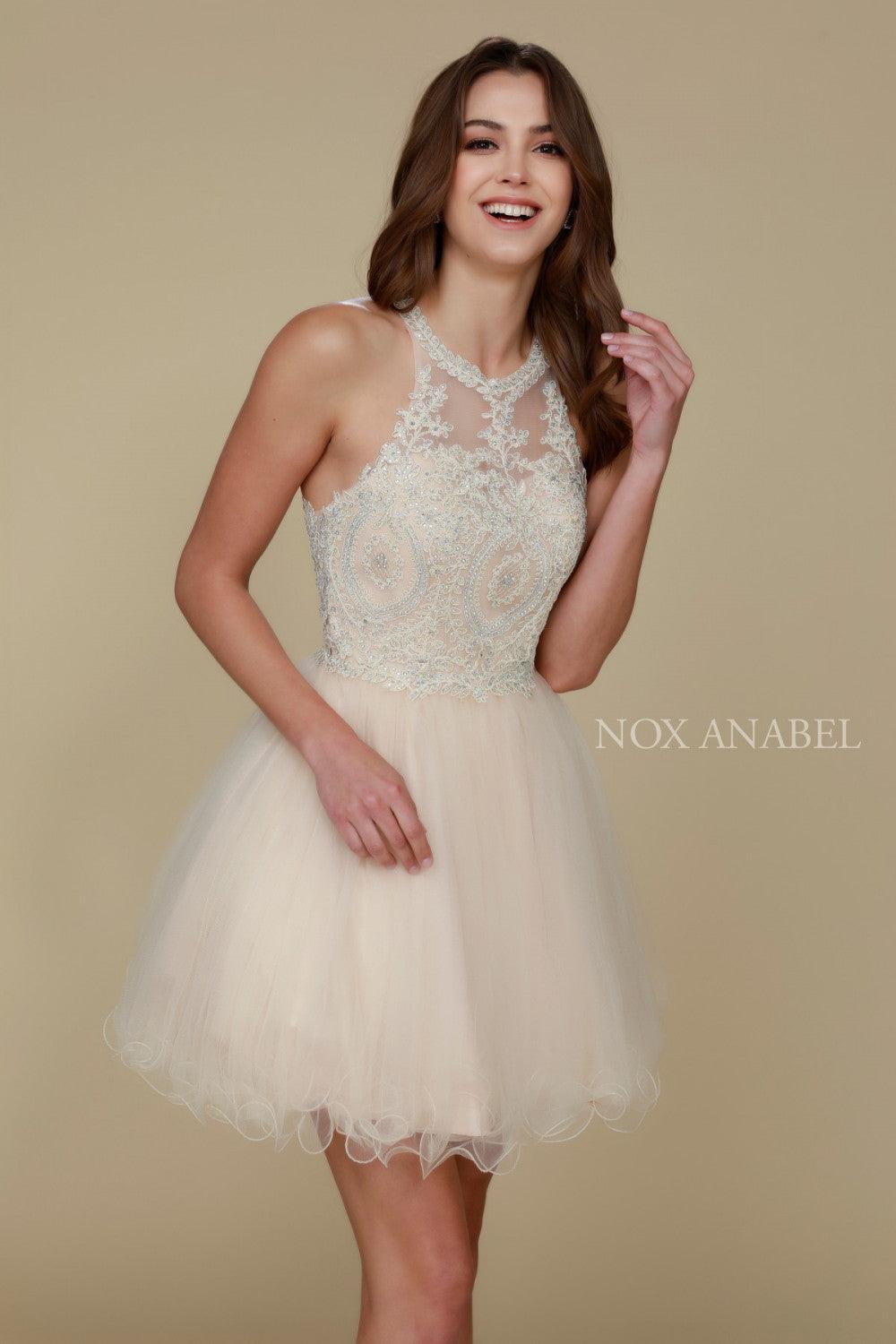 Sleeveless Short Tulle Homecoming Dress - Image 16