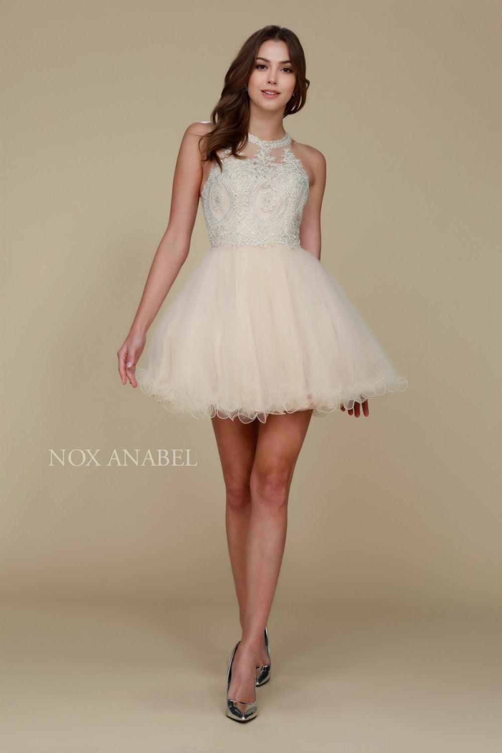 Sleeveless Short Tulle Homecoming Dress - Image 18