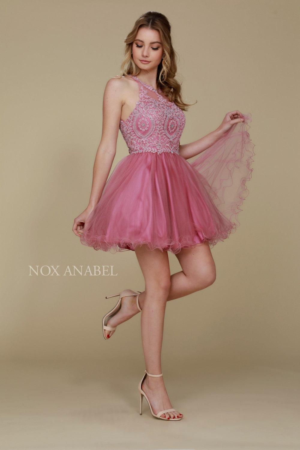 Sleeveless Short Tulle Homecoming Dress - Image 2