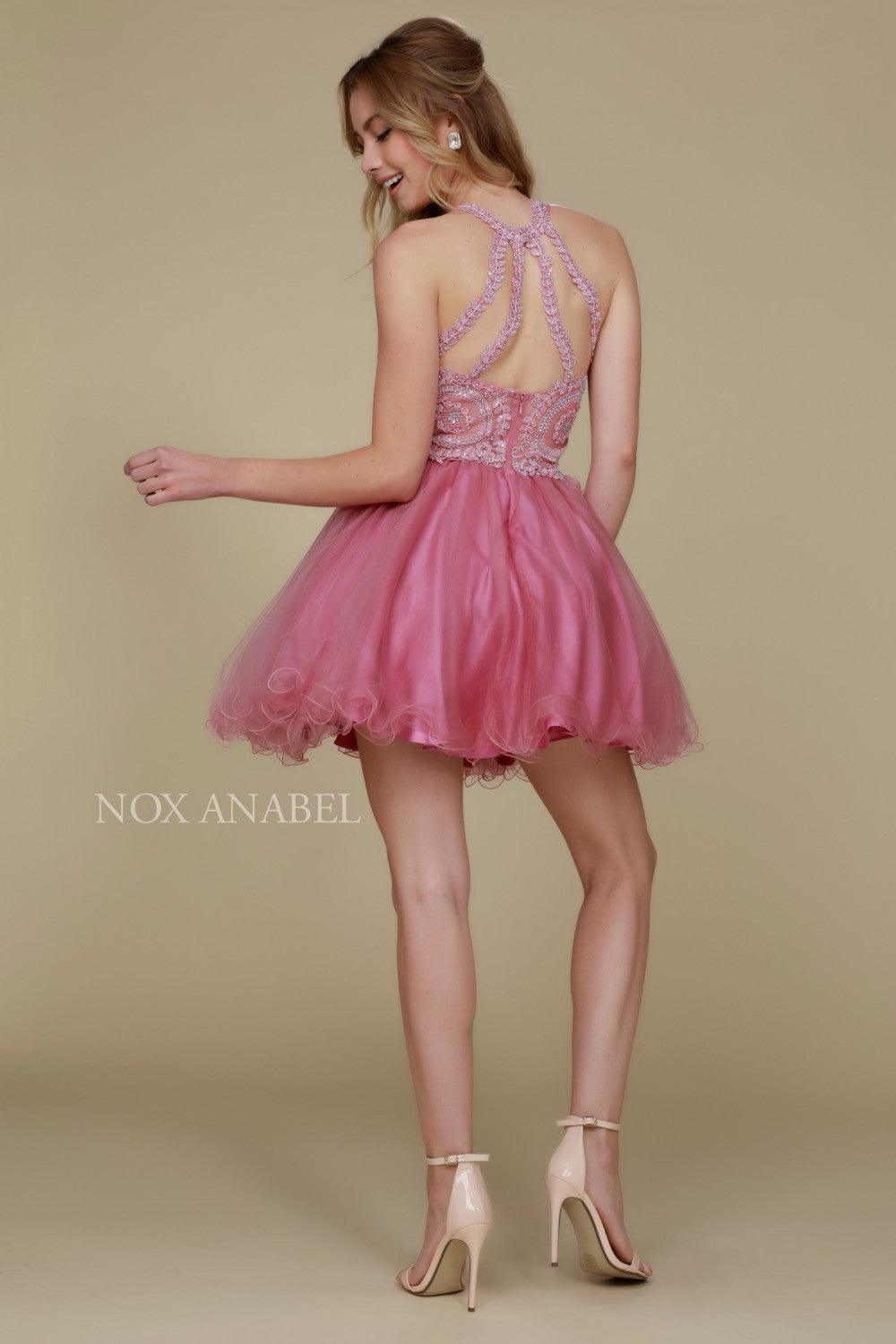 Sleeveless Short Tulle Homecoming Dress - Image 3