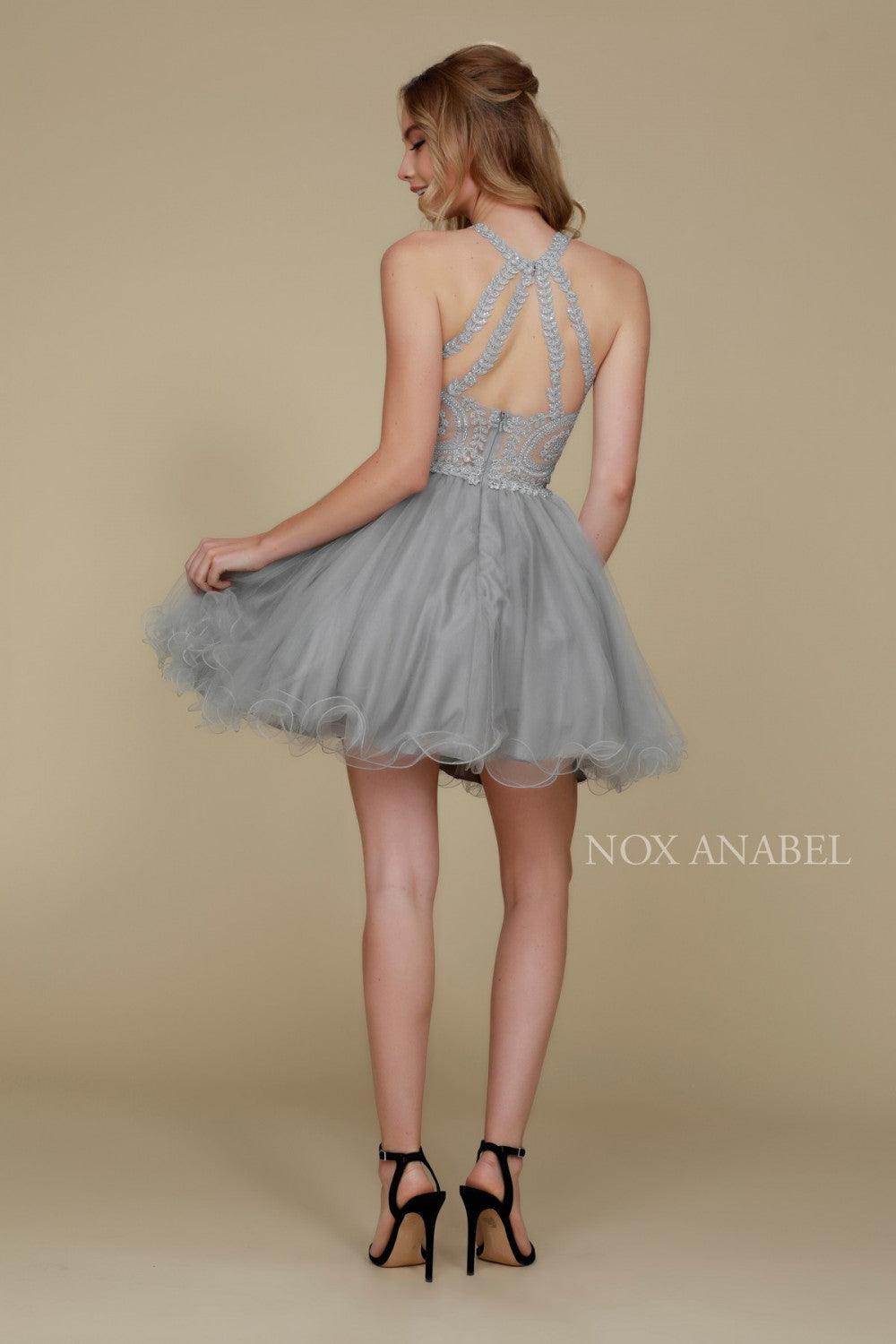 Sleeveless Short Tulle Homecoming Dress - Image 5