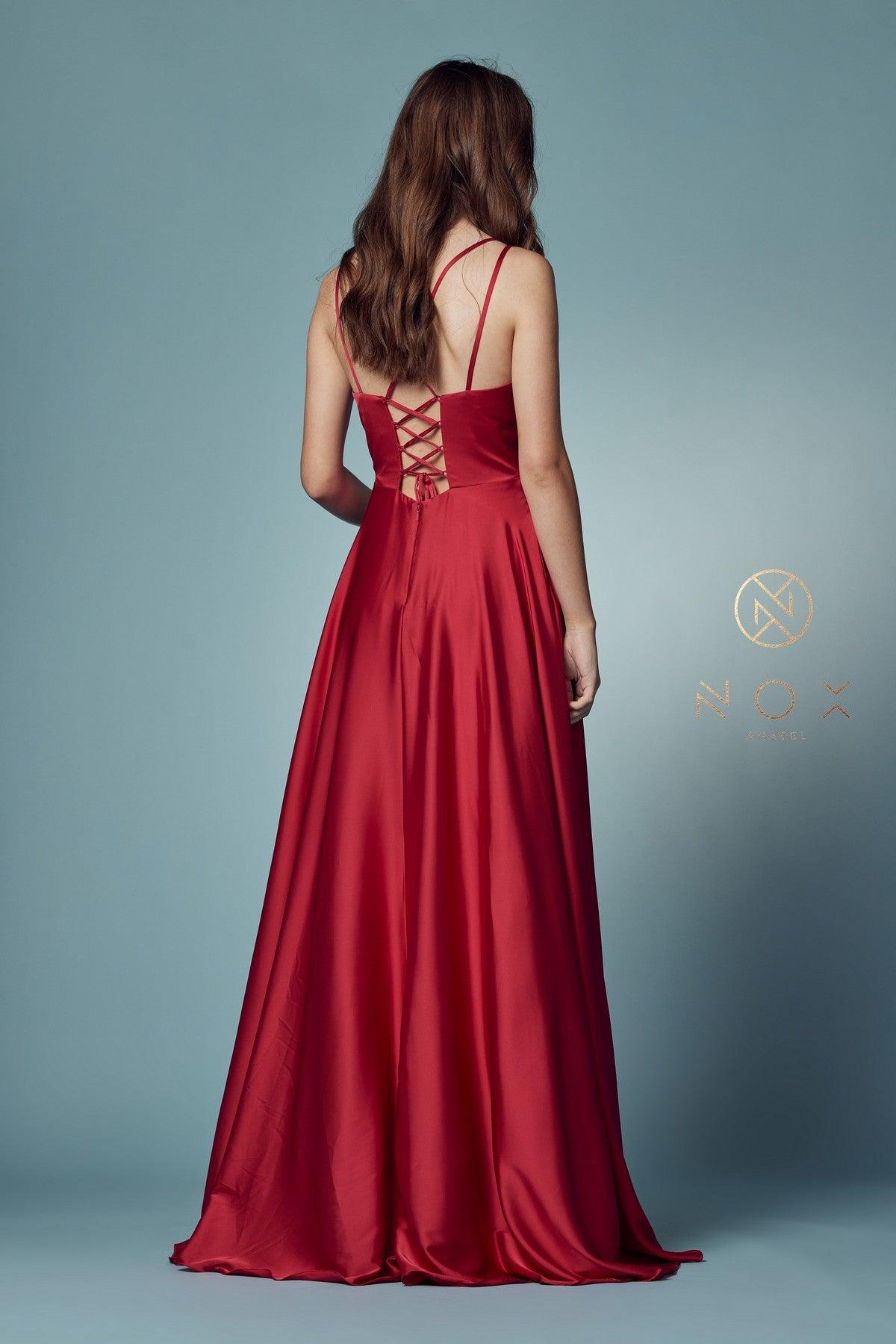 Sleeveless Long Prom Dress - Image 15