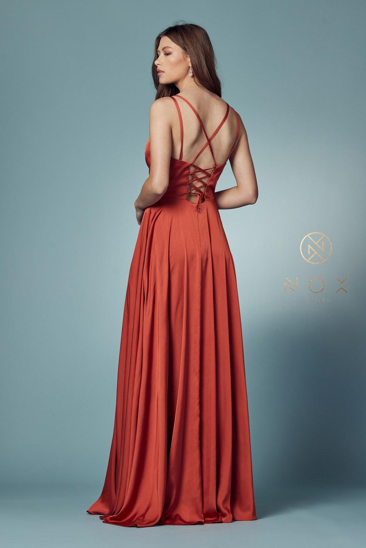 Sleeveless Long Prom Dress - Image 2