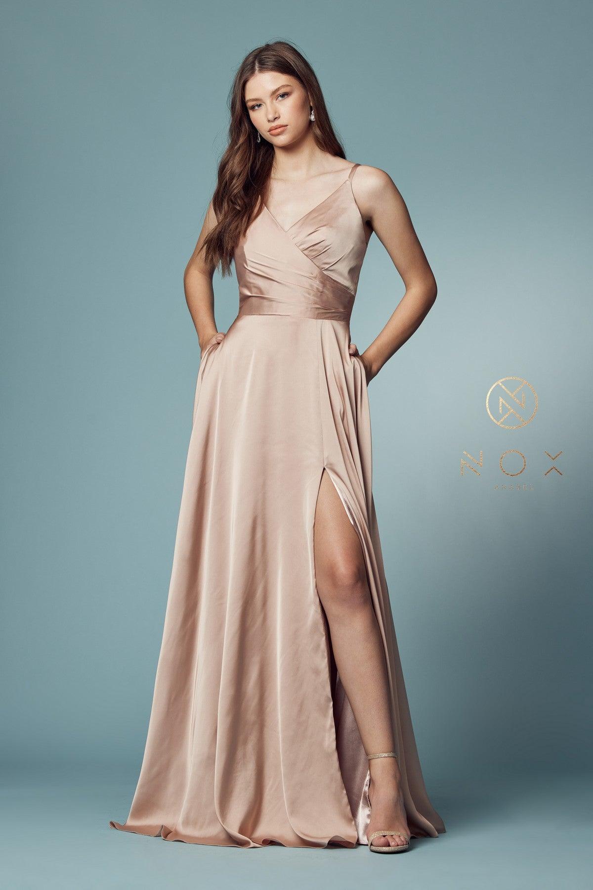 Sleeveless Long Prom Dress - Image 8