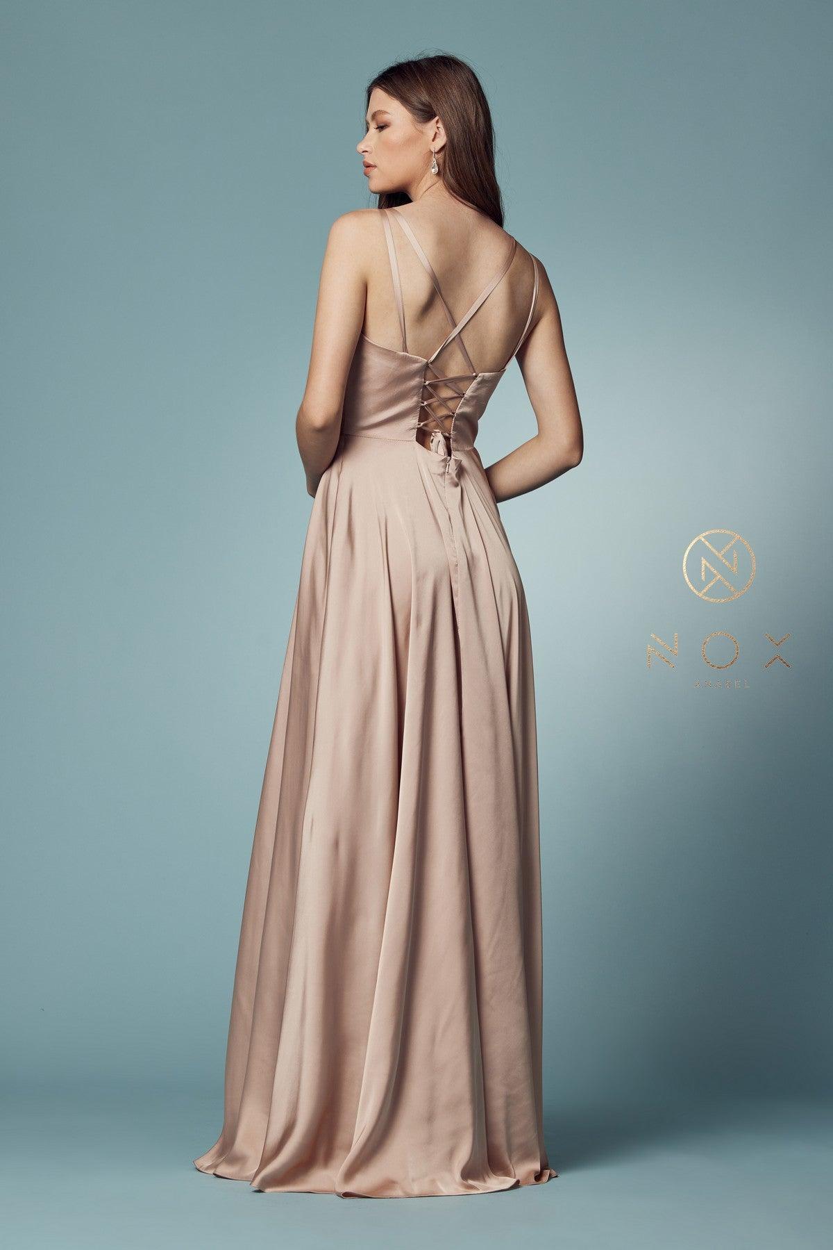 Sleeveless Long Prom Dress - Image 9