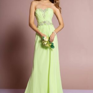 Strapless Sweetheart Long Formal Dress
