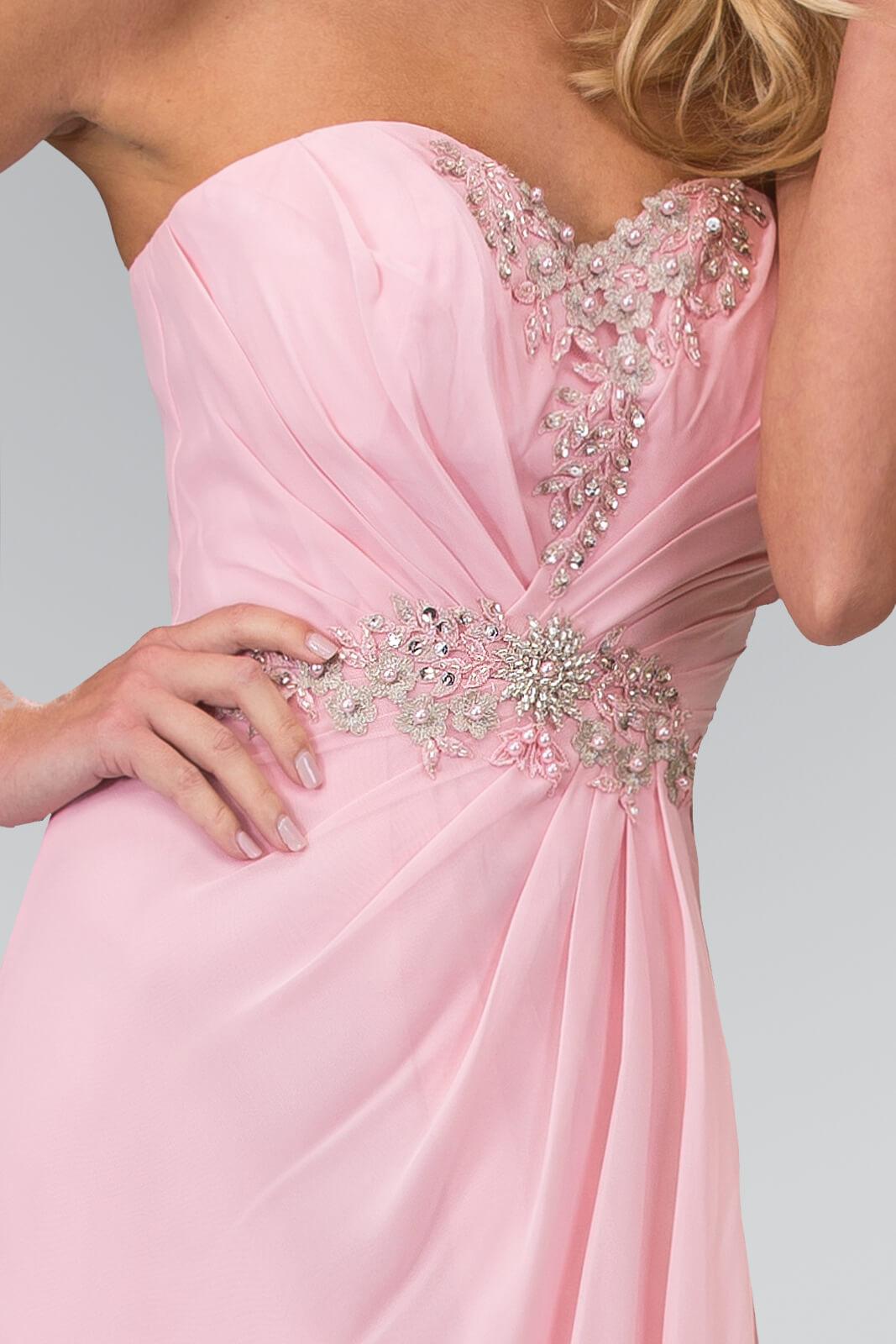 Strapless Sweetheart Long Formal Dress - Image 4